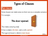 Clauses - Years  5 and 6 Teaching Resources (slide 5/18)